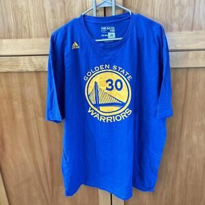 The Go-To Tee Adult Men Blue Golden State Warriors 30 Curry Cotton
